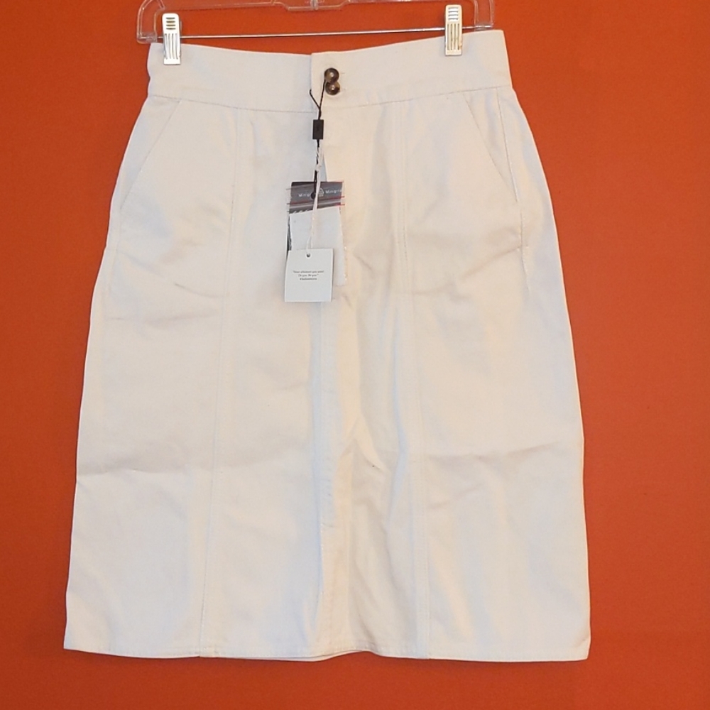 Yves St. Laurent denim skirt, size 38 (6)